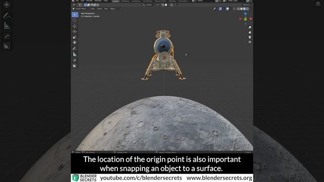 Daily Blender Secrets - Snapping and Origin transform shortcuts смотреть онлайн