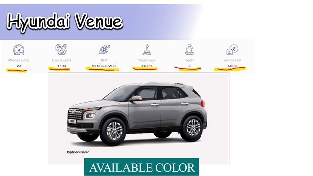 All Hyundai Car Details with Price || पुरी जानकारी смотреть онлайн