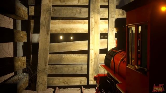 Мультфильм для детей про паровозики. Поиски сокровищ с паровозиком.