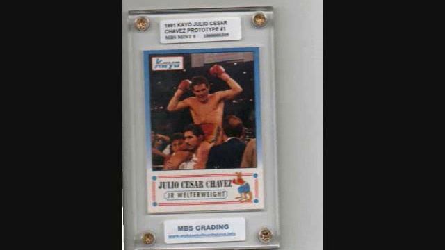Graded 1991 Kayo Boxing Julio Cesar Chavez Prototype Cards смотреть онлайн