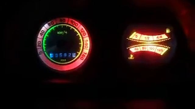 приборная панель таврия с яркой трехцветной подсветкой смотреть онлайн