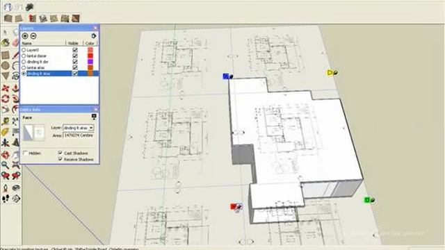 Tips & Trik Google Sketchup - 06. using texture смотреть онлайн