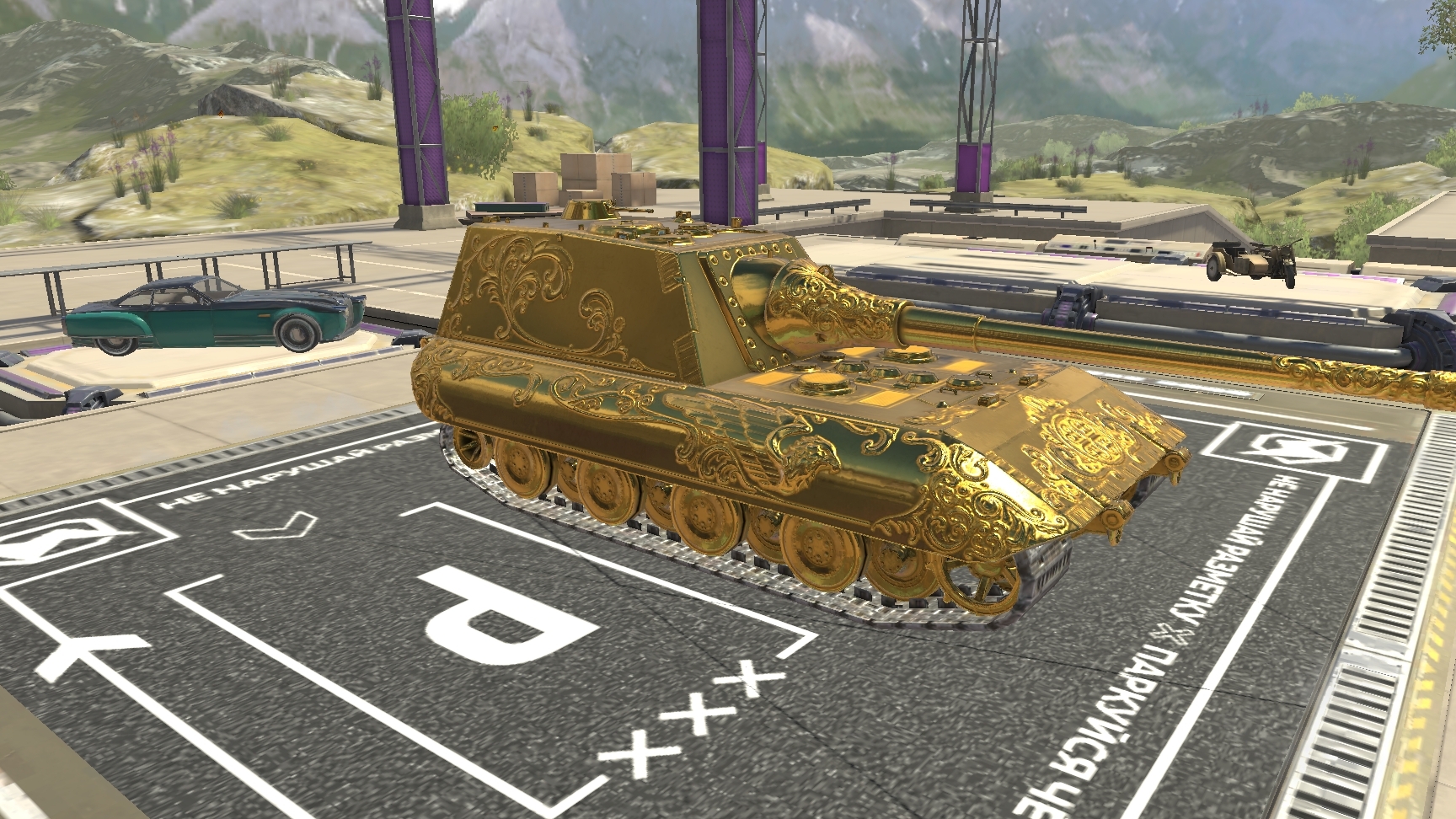 Jg.Pz. E100 Gold #Танки Блитц #Tanks Blitz #Блитз #Блитс