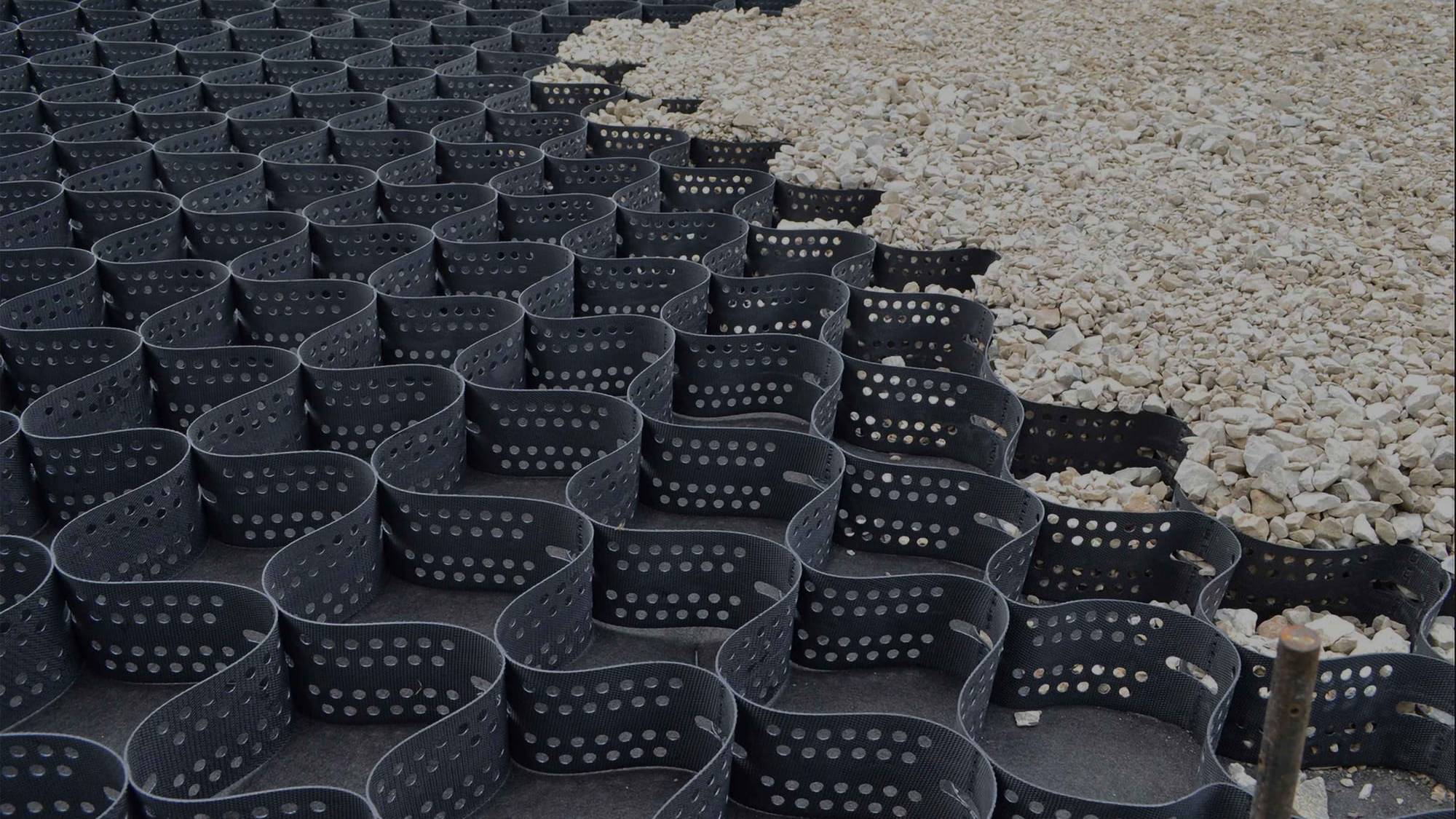 Как производится георешетка Геофлакс