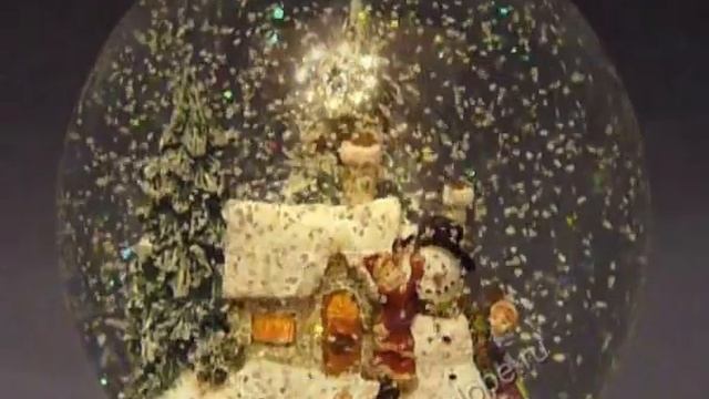 Шар со снегом "Зимние каникулы" / Glassglobe.ru / смотреть онлайн