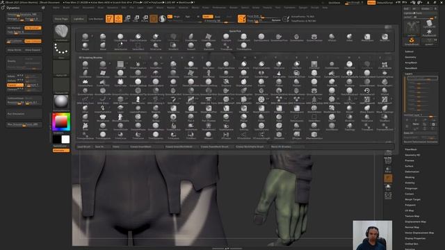Dicas de como usar ClothBrush | ZBrush Tutorial #061 смотреть онлайн
