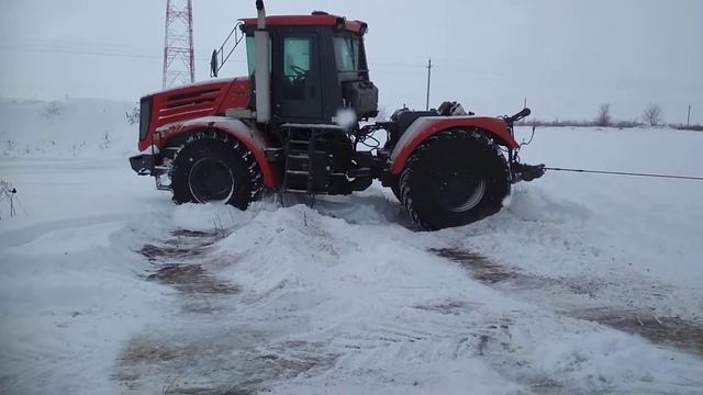 Трактор Кировец зима 2019 смотреть онлайн