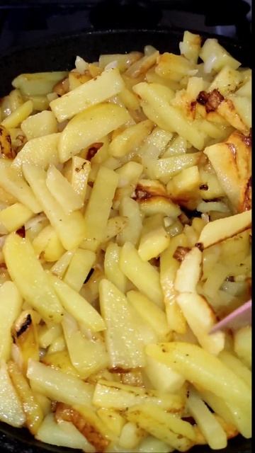 Жареная картошка в моем исполнении