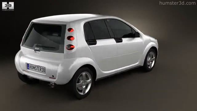 Smart Forfour 2008 3D model by 3DModels.org смотреть онлайн