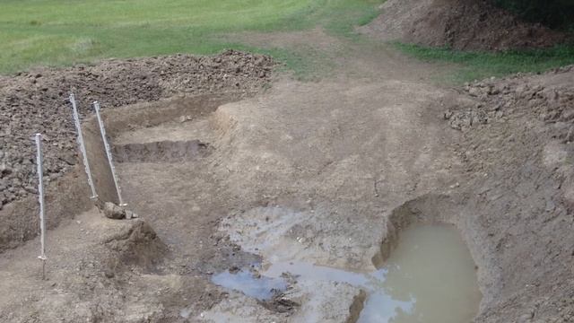 Fishing Pond Expansion - Initial Berm Construction смотреть онлайн