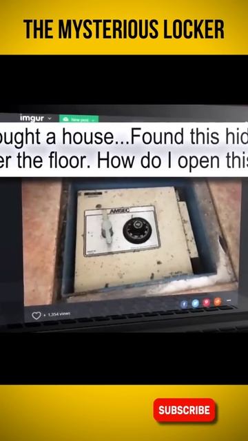 Mystery Locker Found Inside The Floor #shorts #BecoverInfo смотреть онлайн