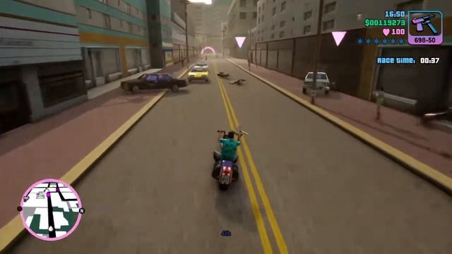 Gta Vice City PS4 Bike Race* (alloy wheels of steel) смотреть онлайн