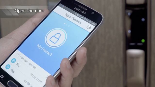 Samsung Digital Door Lock SHP-DP728 registration guide смотреть онлайн