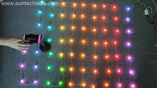 Smart Outdoor Patio Light RGB Color & White LED Lights Smart String Light смотреть онлайн