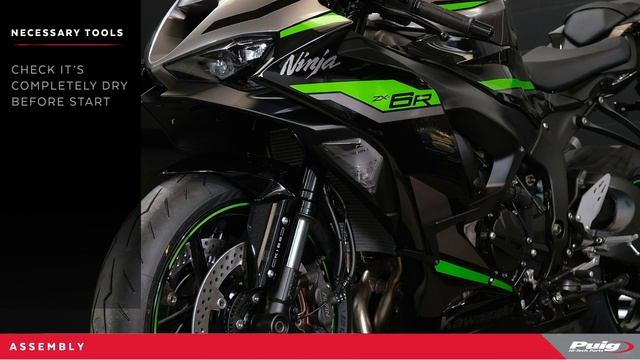 REF. 21858 - DOWNFORCE RACE SPOILERS FOR KAWASAKI ZX-6R NINJA 24'- смотреть онлайн