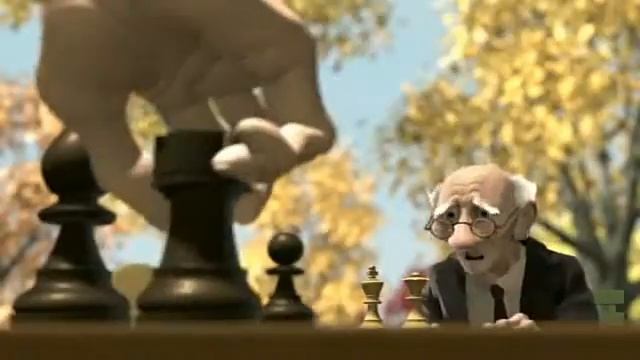 Geri`s Game. Мультфильм.