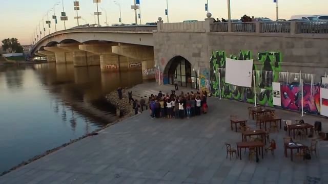 Флешмоб для передачи "Вечерний Киев" смотреть онлайн