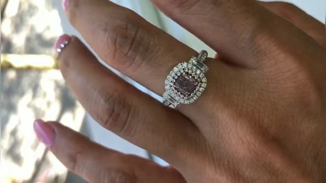 JCRF05328770 - 0.79 carat Fancy brownish purple pink diamond ring - ASTTERIA смотреть онлайн