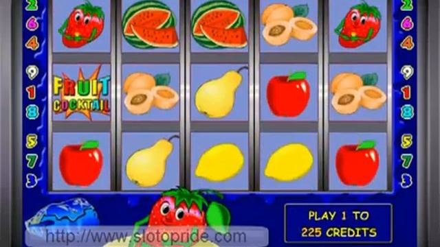 Игровой автомат Fruit Cocktail (Клубничка).mp4 смотреть онлайн