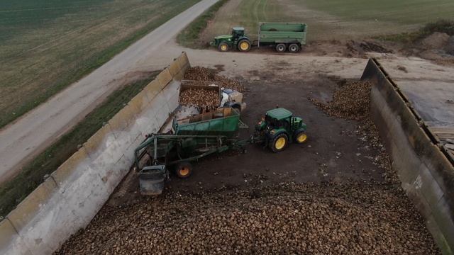 Řepná kampaň 2020 - Přečišťování řepy | John deere,Liebherr,Fendt | смотреть онлайн