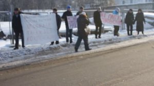 Народный протест против незаконного сноса ГСК№8 в Мытищах