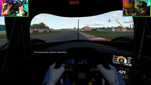 Automobilista 2 VR | Multi Class Race @ Donington Park - P1 & GT3 - 10 Laps | 4K | With Music by Me смотреть онлайн