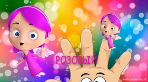 Ангел Бэби Учат РУССКИЕ ЦВЕТА Семейка пальчиков Обучающая песня Новые серии мультика детей