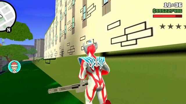 UTRAMAN MENYERANG KOTA I GTA SA I CARTOON