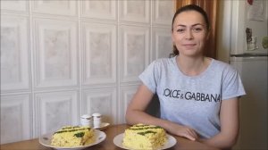 Торт-салат МИМОЗА по-новому Салат из крекеров на НОВЫЙ ГОД или ПРАЗДНИК