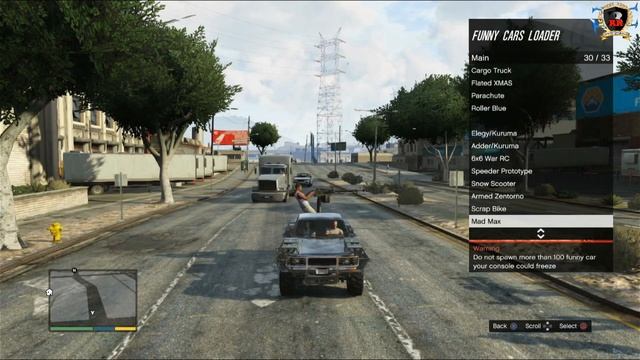 Mencoba Motor Drag Paling Ekstrem Di GTA V PS3 - Review MOD Funny Cars Loader Part 2