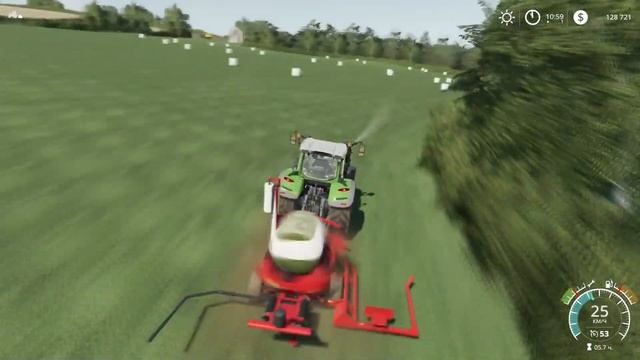 Упаковываем тюки с травой в фольгу и продаем | Oakfield Farm #2 | Farming Simulator 19 смотреть онлайн