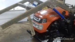 Самодельный кун на минитрактор уралец 180