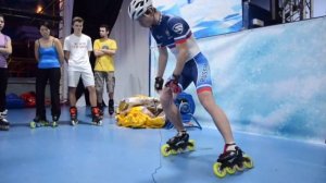 Спидскейтинг: правильная стойка