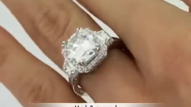 4.95ct Antique Cushion Brilliant Diamond Engagement Anniversary Ring - Mark Broumand