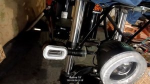 Kuggo kirin v3 pro+ установка и подключение передних сигнальных поворотников.