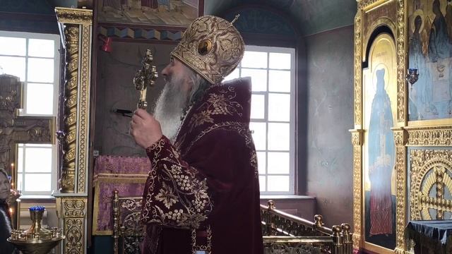 Проповедь митрополита Иоанна после Литургии Преждеосвященных даров в Вознесенском соборе 07.03.2025 смотреть онлайн