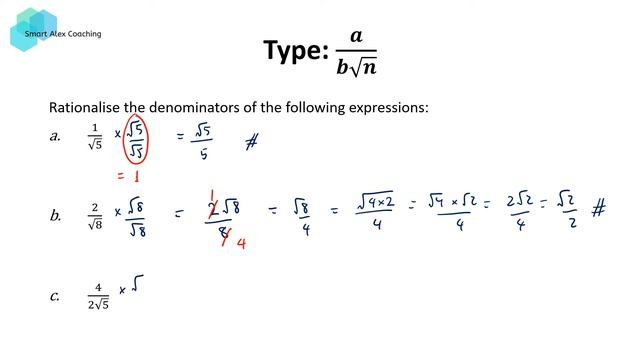 Rationalising Denominator a/(sqrt n) смотреть онлайн