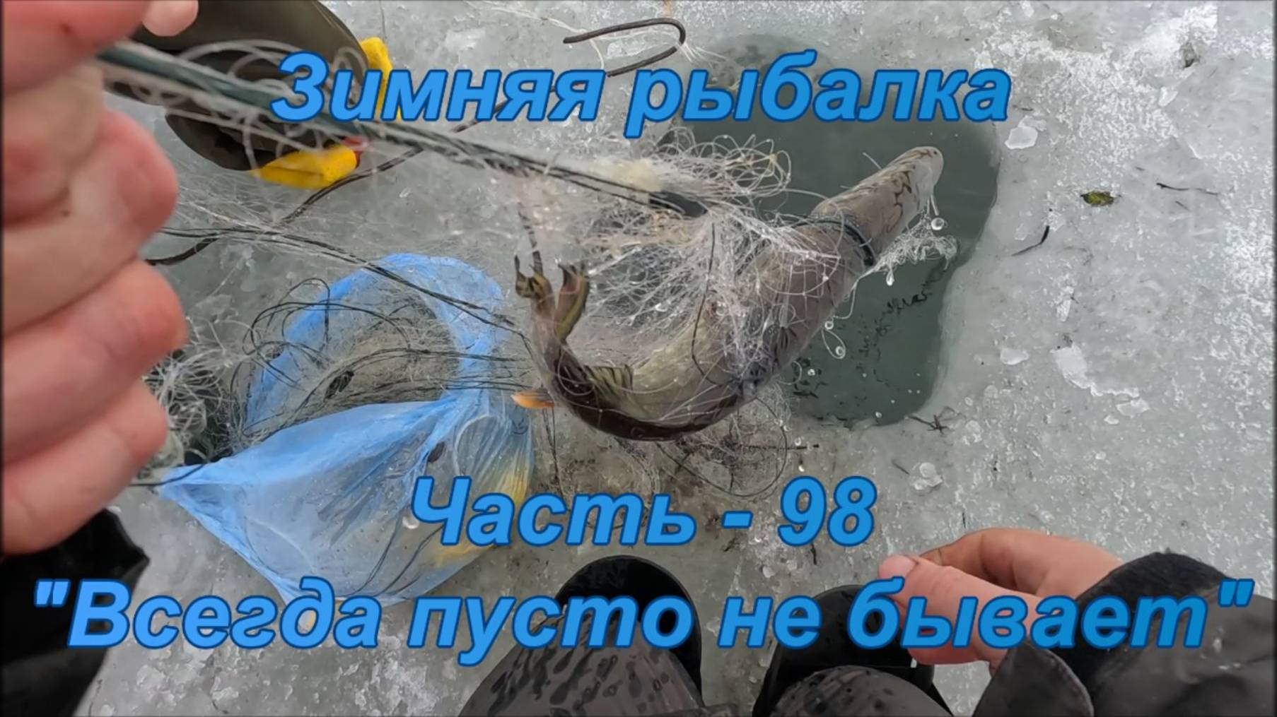 Зимняя рыбалка. Часть - 98. "Всегда пусто не бывает". смотреть онлайн