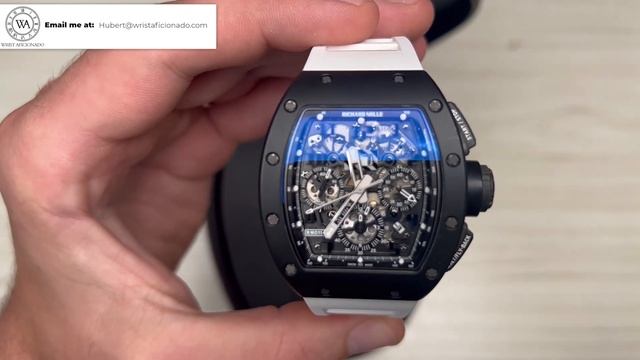 The Black Phantom! RARE Richard Mille RM011 Review смотреть онлайн