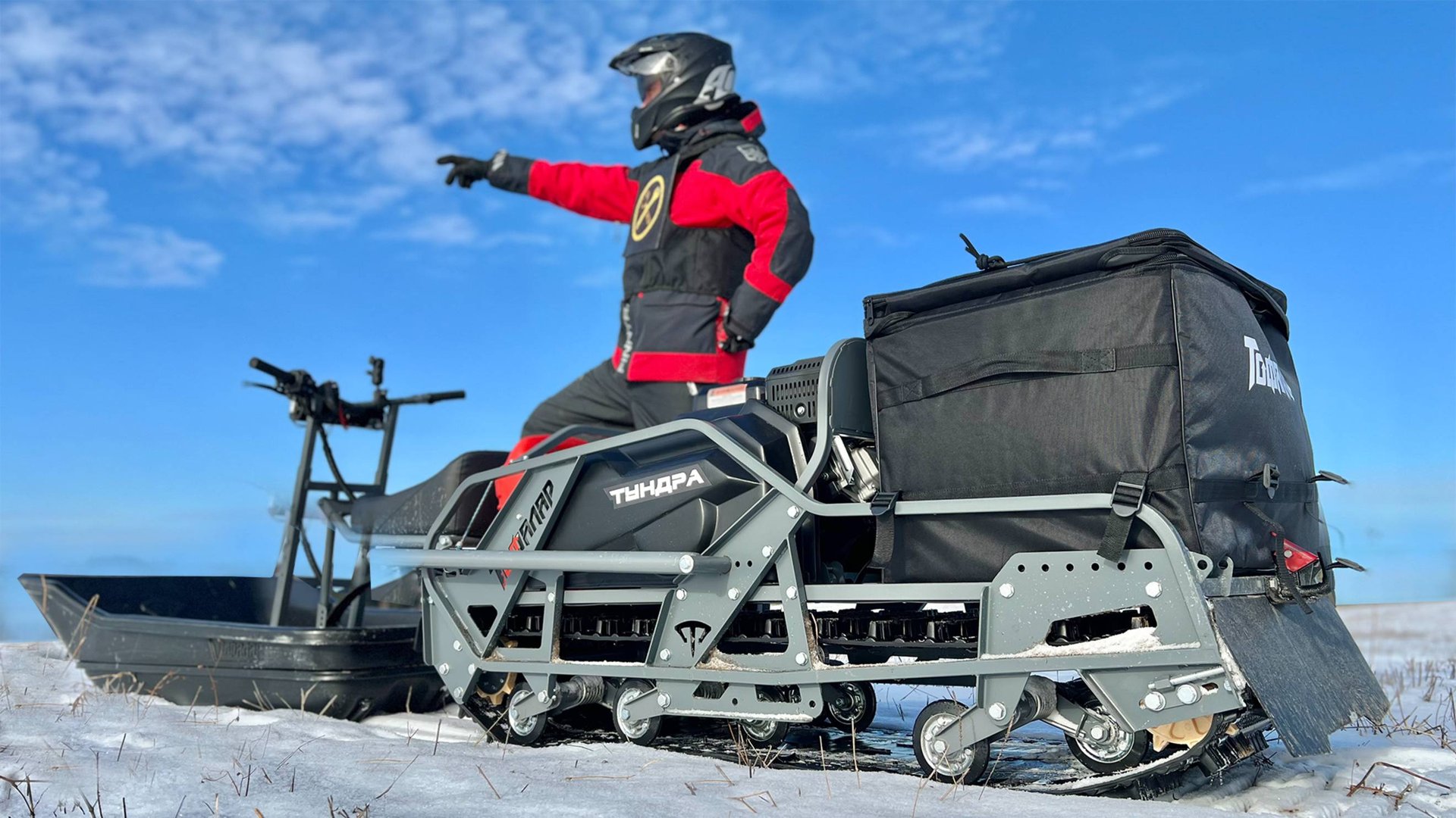 ЦАРЬ-мотобуксировщик! Новейший Тофалар Тундра! смотреть онлайн