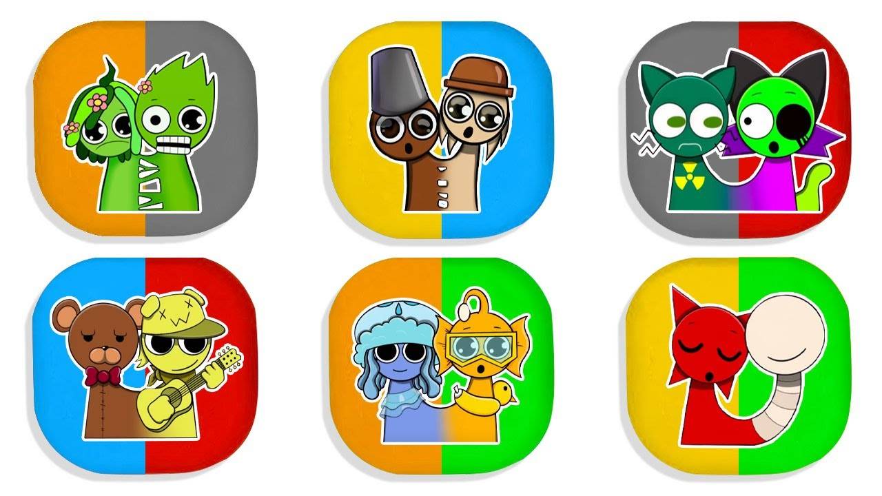 Кубики Спрунки! Угадай, какой персонаж спрятан