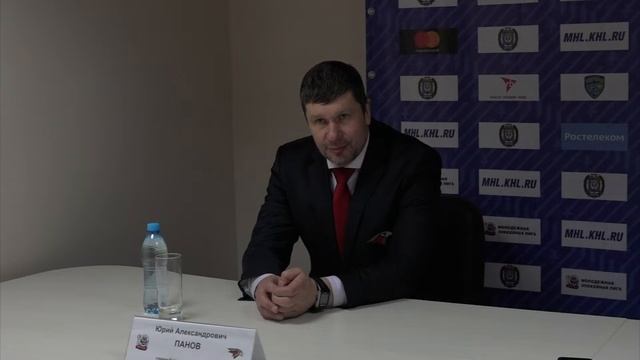 Послематчевая пресс-конференция" Мамонты Югры" - "Омские Ястребы " 27.03.2019 смотреть онлайн