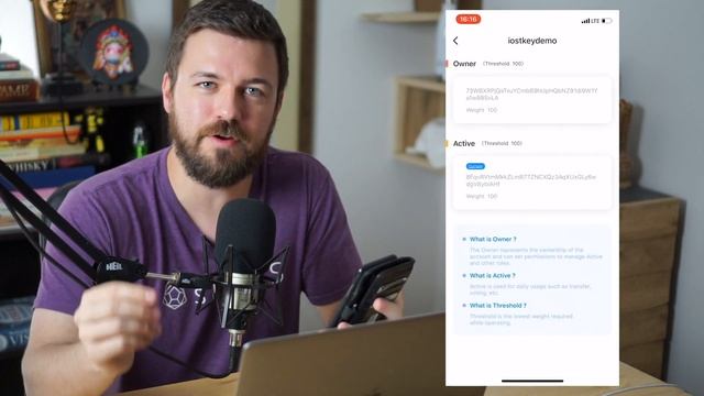 Make Your IOST Account Safe From Hackers - Owner & Active Keys смотреть онлайн