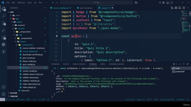 189 -Manage Quiz Submission for Course Part 3 смотреть онлайн