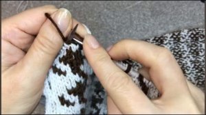 Вяжем жаккард без протяжек