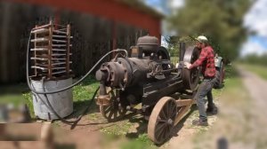 Парень показал нефтяной двигатель 1929 года мощностью 48 л/с