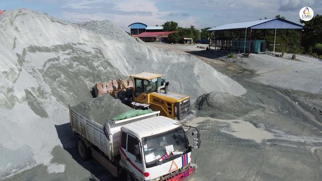 SDLG L956F Wheel Loader working at quarry in Kp. Speu смотреть онлайн