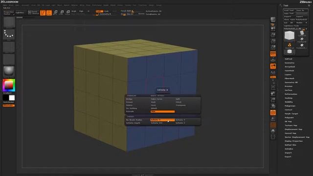 ZBrush ZModeler Point Actionsv - Point Slide смотреть онлайн