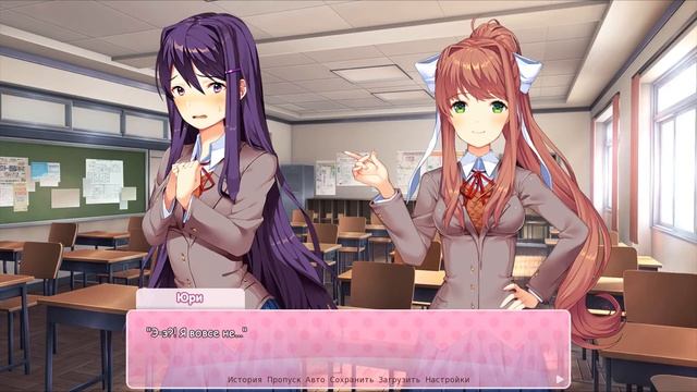 Doki Doki Literature Club! Прохождение #1 Приключения начинаются!!! смотреть онлайн