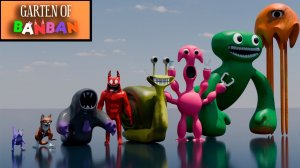 Garten Of Ban Ban - Сравнение Размеров